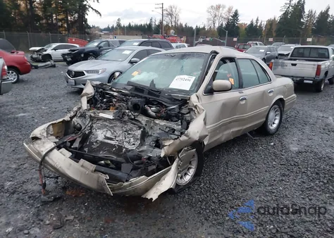 2000 Ford Crown Victoria Lx from USA, damaged, VIN 2FAFP74W9YX100422